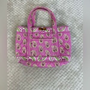 Vera Bradley Mini Bermuda Pink Paisley Bag